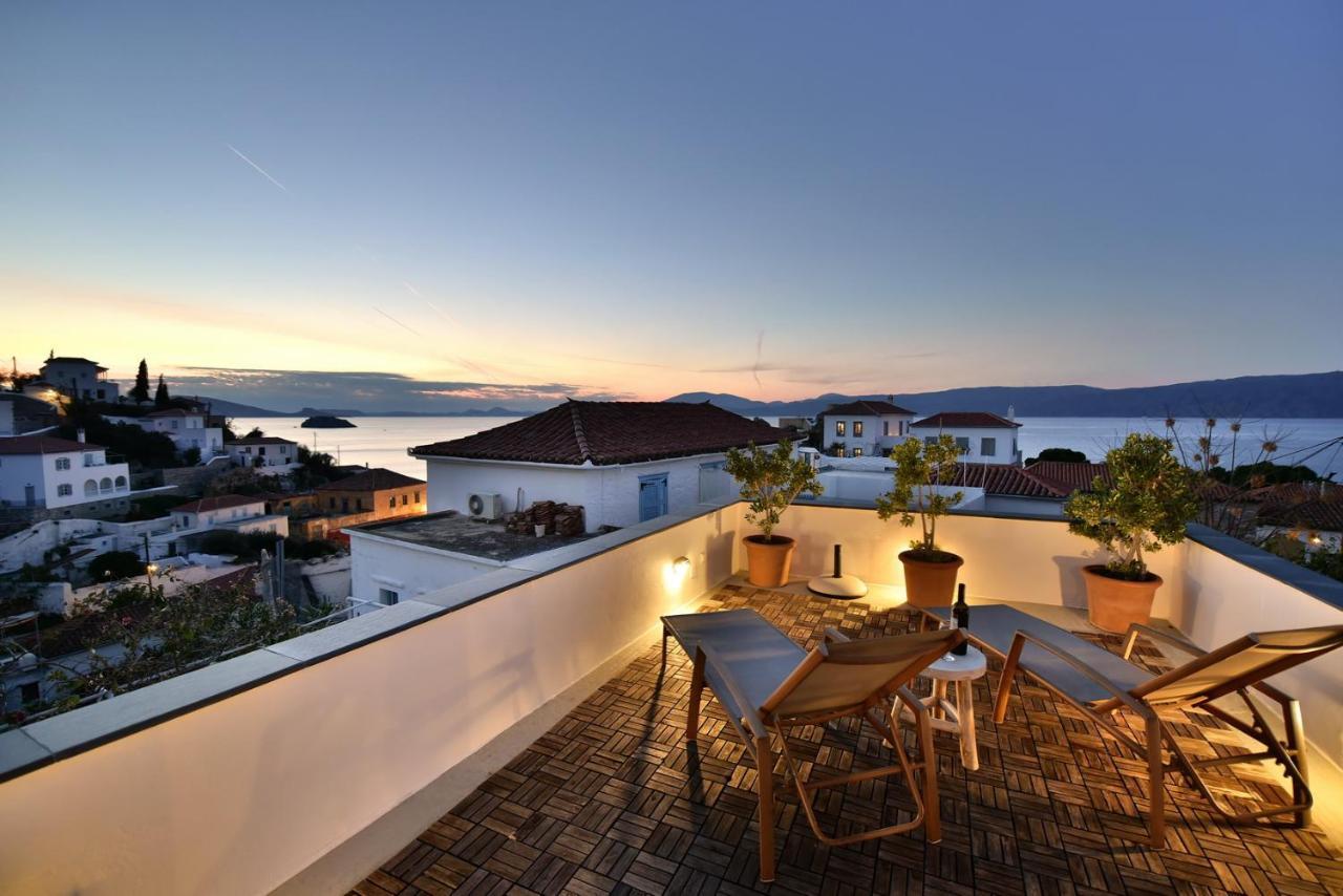 Villa Loukia هيدرا المظهر الخارجي الصورة