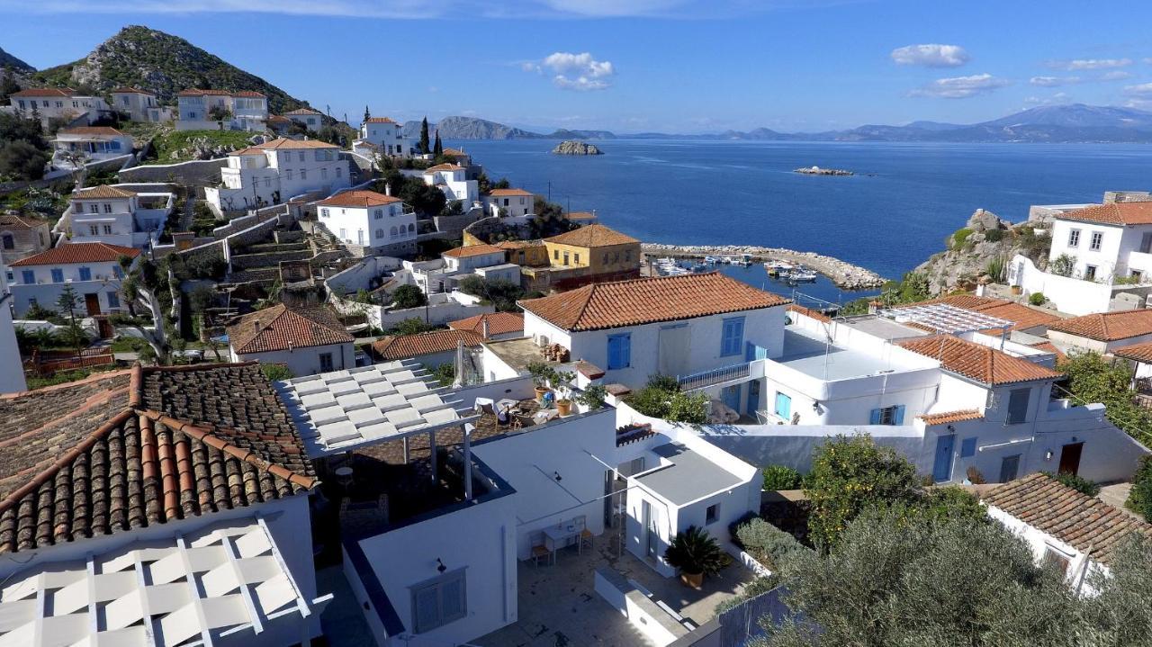 Villa Loukia هيدرا المظهر الخارجي الصورة